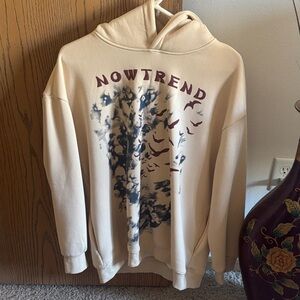 Aelfric Eden Cream and Blue Hoodie